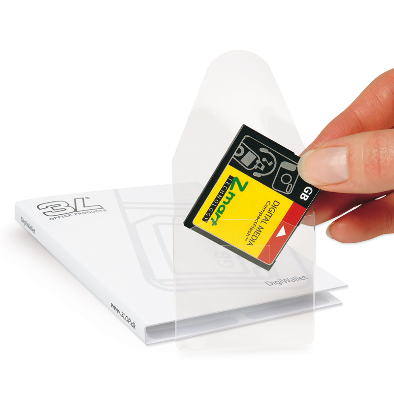 3L Self-Adhesive Memory Card Pockets