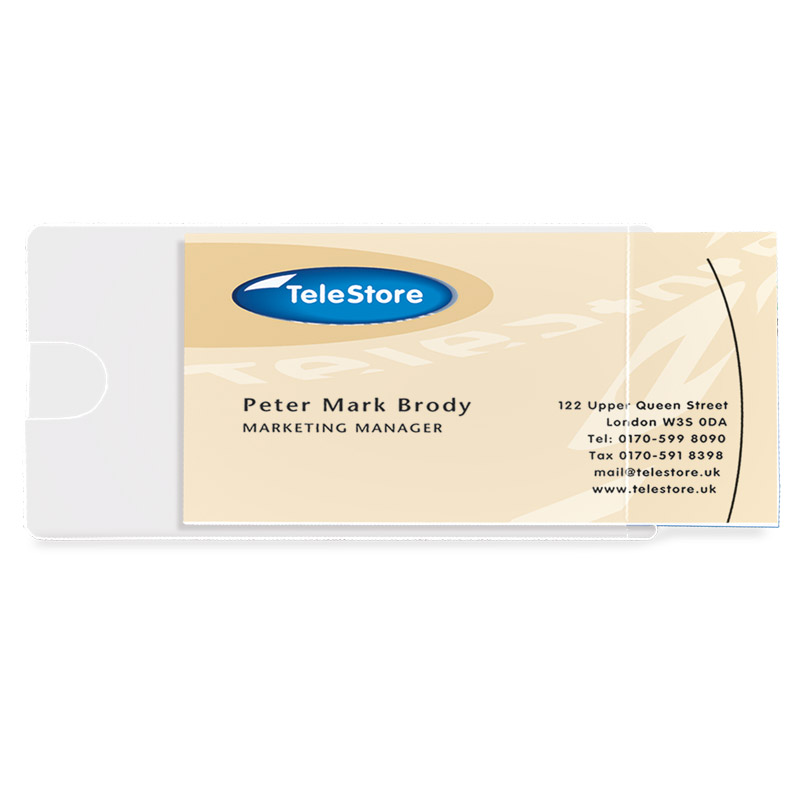3L Self-Adhesive Business Card Pockets - Side Load