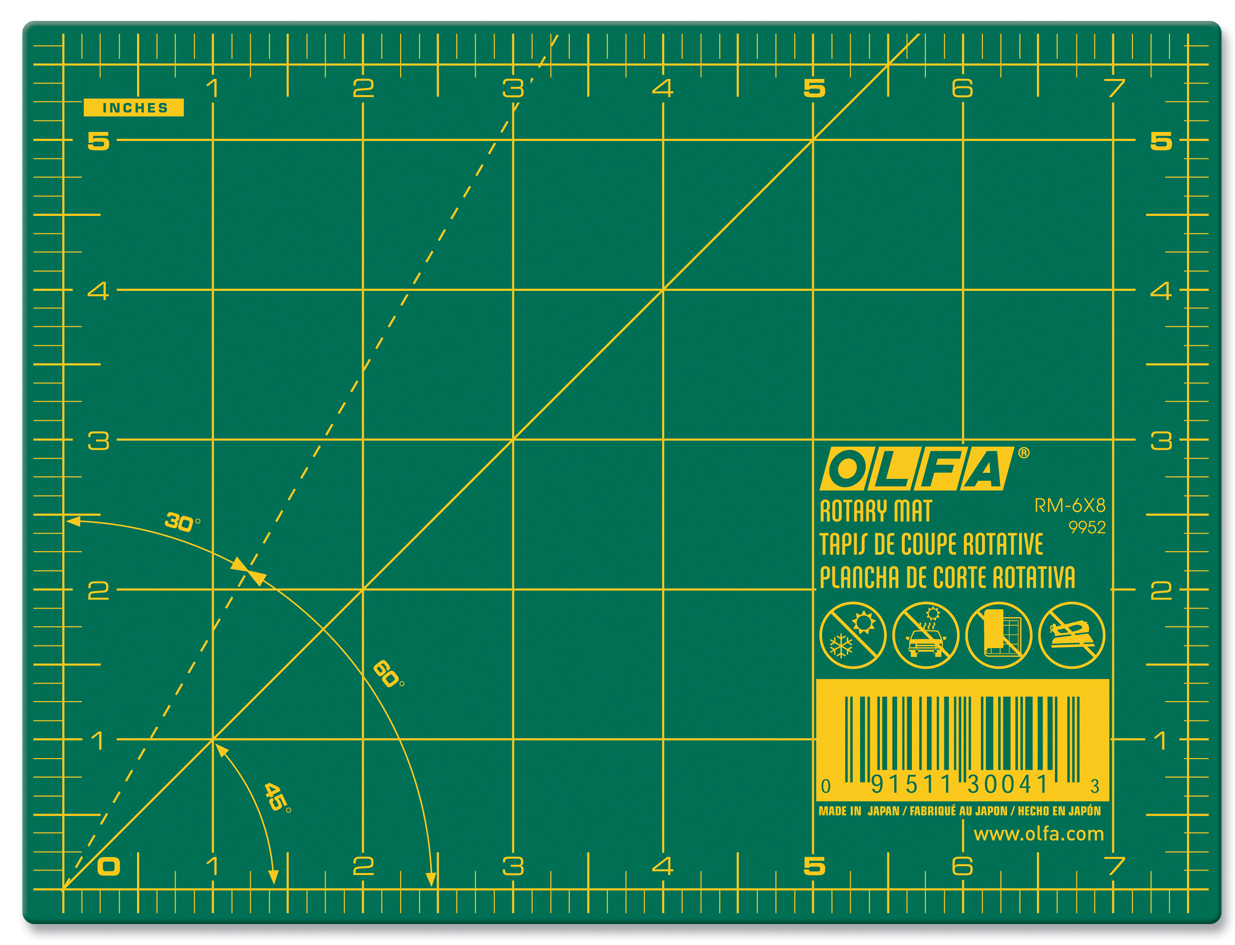 OLFA Double Sided 6" x 8" Rotary Mat
