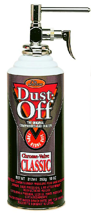 Dust-Off 100% Ozone Safe with Chrome Nozzle