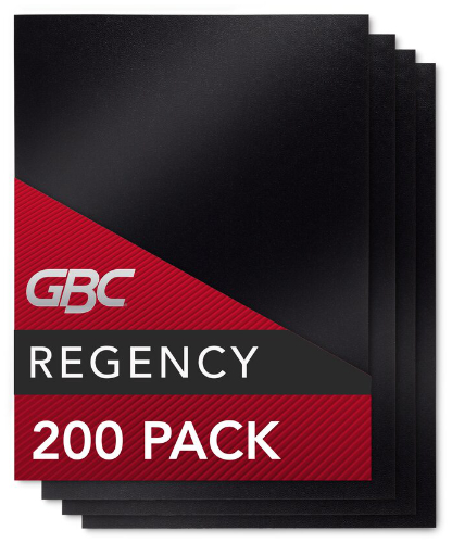 GBC Regency Presentation Covers, Premium Unpunched - 8.5" x 11"