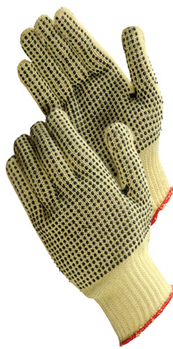 Lithco No-Kut Kevlar® PVC Dot String Gloves