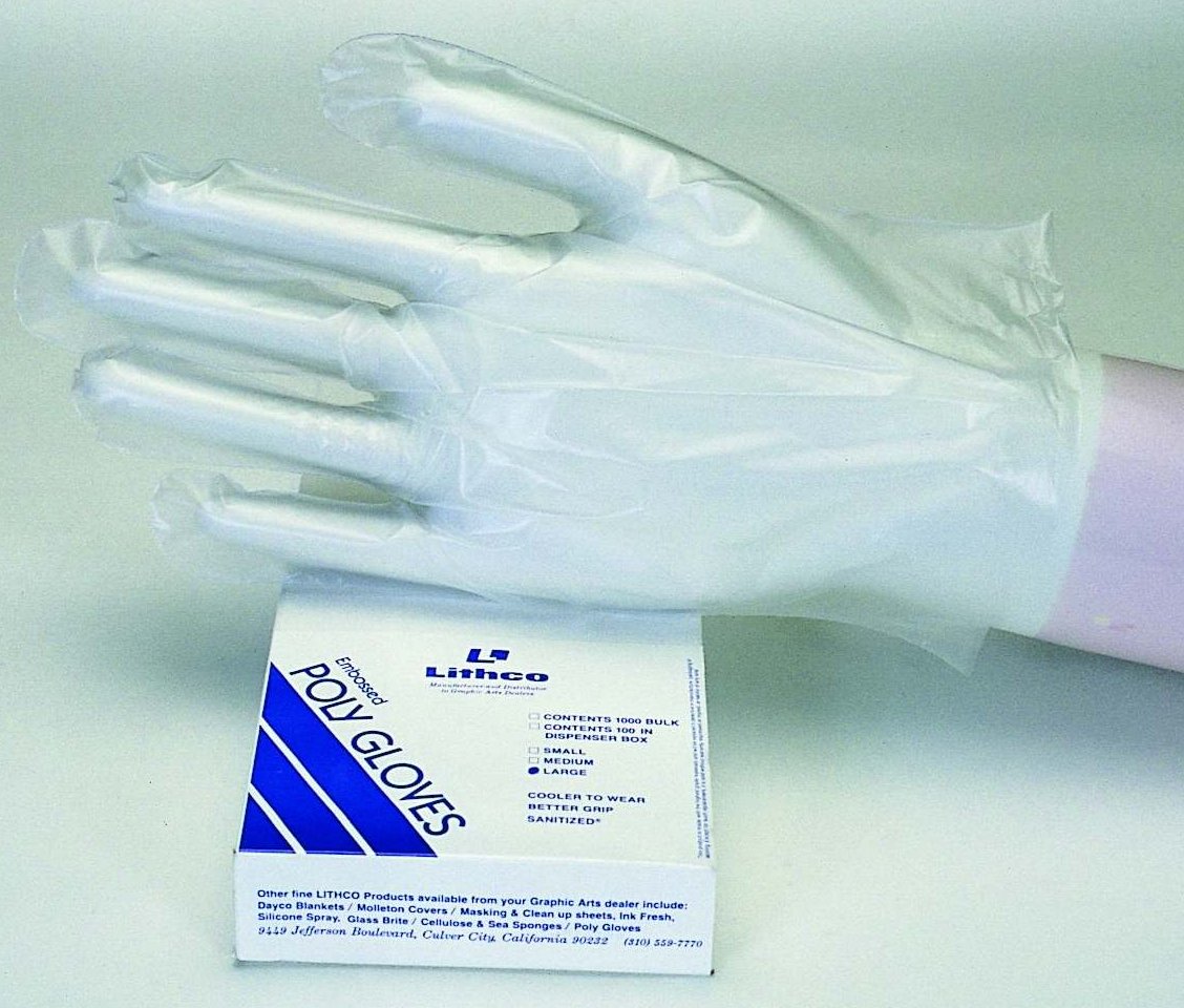 Lithco Embossed Poly Gloves