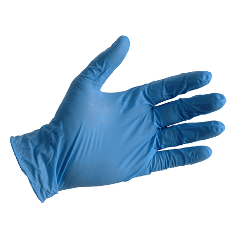 Latex Gloves Blue 39