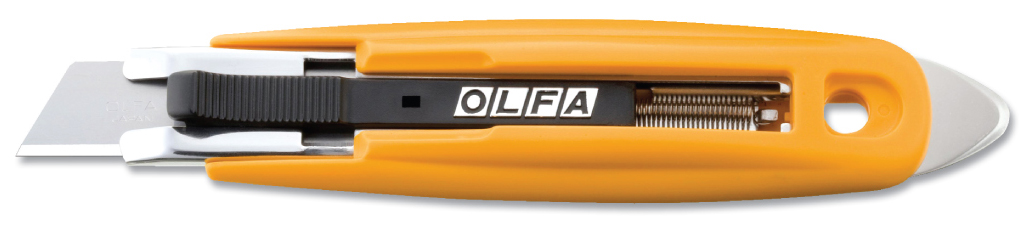 OLFA Self-Retracting Safety Cutter with Tape Slitter (SK-9)