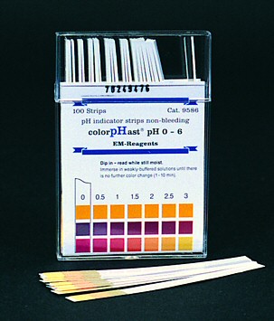 Plastic pH Indicator Strips