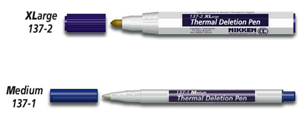 Nikken Thermal Plate Deletion Pens