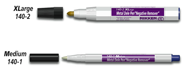 Nikken Metal Deletion Pens - Negative Remover Unbaked CTP, Violet