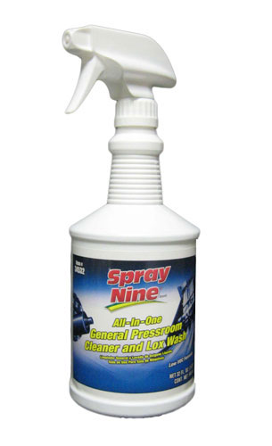 Spray Nine All-In-One General Pressroom Cleaner and Lox (Anilox) Wash