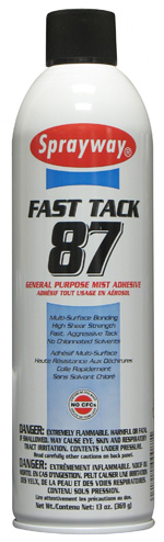 Sprayway #87 Fast Tack General Purpose Mist Adhesive