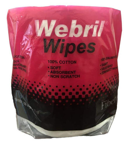 Webril® Wipes - 8" x 8"