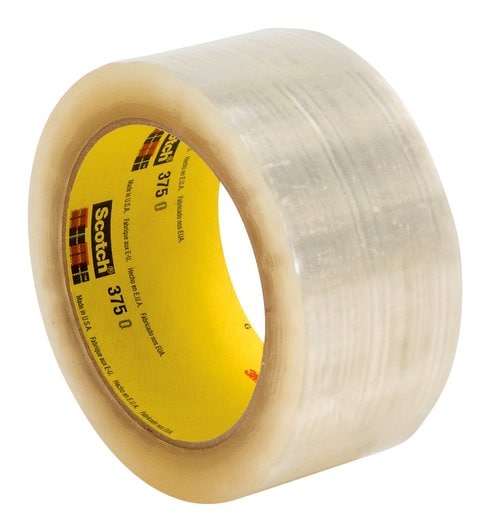 Scotch #375 Superior Performance Box Sealing Tape - Clear 2"