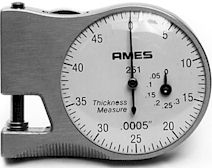 #251 Ames Pocket Thickness Gauge Inch Increment