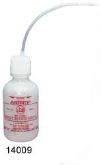Justrite Polyethylene Bottle w/Self-Closing Flex. Dispensing Tube