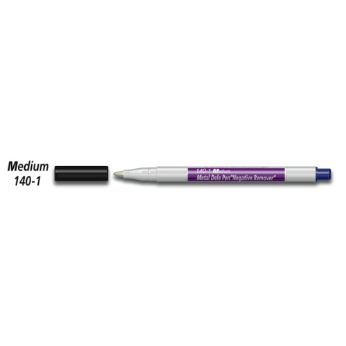 Nikken #140-1 Metal Del Pen Med Neg Unbaked CTP Violet Plates