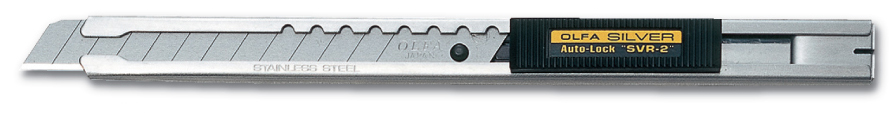 OLFA Stainless Steel Auto-Lock Utility Knife (SVR-2)
