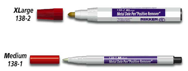 Nikken Metal "Positive Remover" Pens