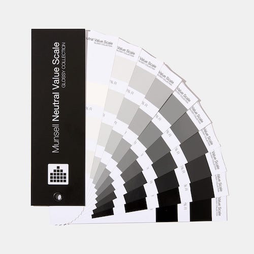 PANTONE Munsell Neutral Value Scale - Glossy Finish