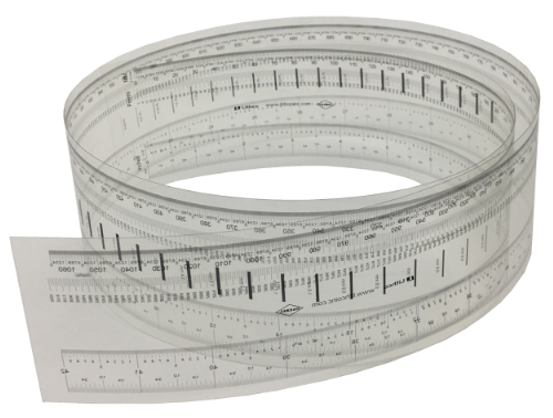 High Resolution Transparent Rulers