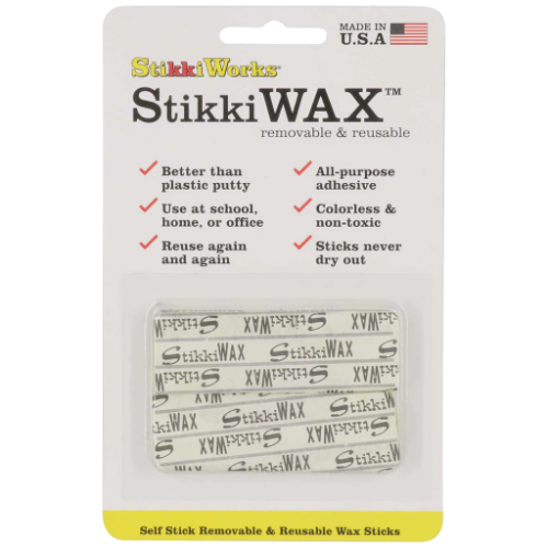 StikkiWAX - Colorless Reusable Adhesive