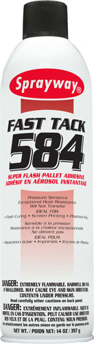 Sprayway #584 Fast Tack Super Flash Pallet Adhesive - CA Compliant
