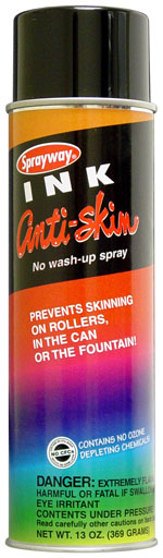 Sprayway #950 Ink Anti-Skin, No Wash-Up Spray Long-Term