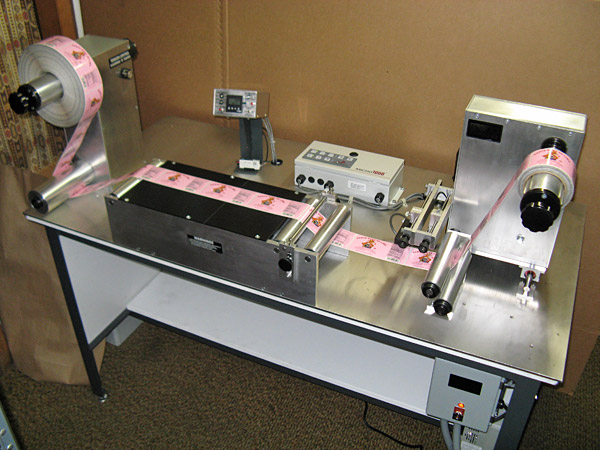 Teco Model 700, 7" Horizontal Rewind Inspection Table